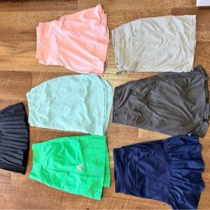 7 Colorful GOLF Skirts/skorts